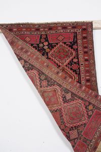 Tappeto Shirvan Caucaso inizio XX secolo  - Asta Tappeti antichi dalla collezione di Manlio e Raoul Cabib - Associazione Nazionale - Case d'Asta italiane