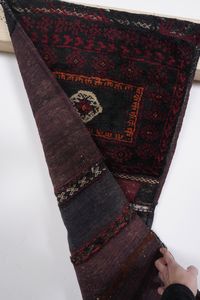 Sacca Baluch, inizio XX secolo  - Asta Tappeti antichi dalla collezione di Manlio e Raoul Cabib - Associazione Nazionale - Case d'Asta italiane