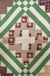 Patchwork, U.S.A. 1850  - Asta Tappeti antichi dalla collezione di Manlio e Raoul Cabib - Associazione Nazionale - Case d'Asta italiane