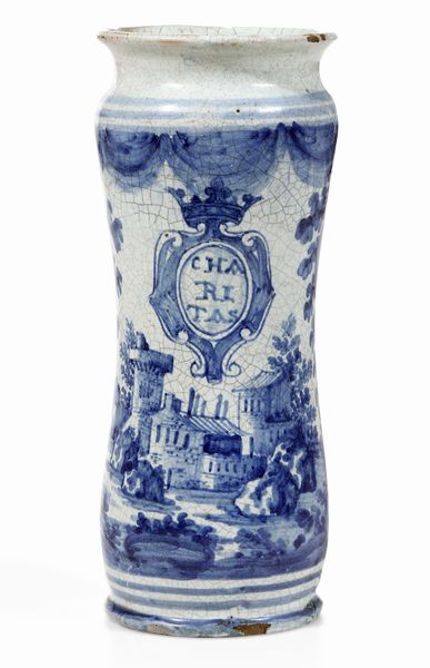 Albarello<BR>Napoli, datato 1725<BR>  - Asta Maioliche e Porcellane - Associazione Nazionale - Case d'Asta italiane