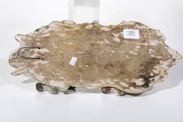 Acquasantiera<BR>Campania, Ischia, XVIII secolo<BR>  - Asta Maioliche e Porcellane - Associazione Nazionale - Case d'Asta italiane