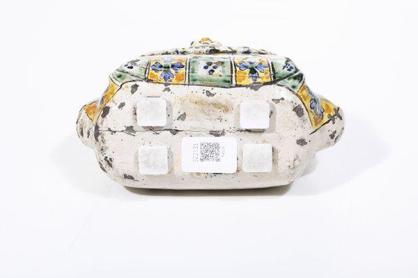 Fiasca da pellegrino<BR>Sicilia, Caltagirone, XIX secolo  - Asta Maioliche e Porcellane - Associazione Nazionale - Case d'Asta italiane