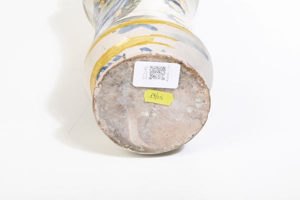 Albarello<BR>Area napoletana o castellana, XIX secolo<BR>  - Asta Maioliche e Porcellane - Associazione Nazionale - Case d'Asta italiane