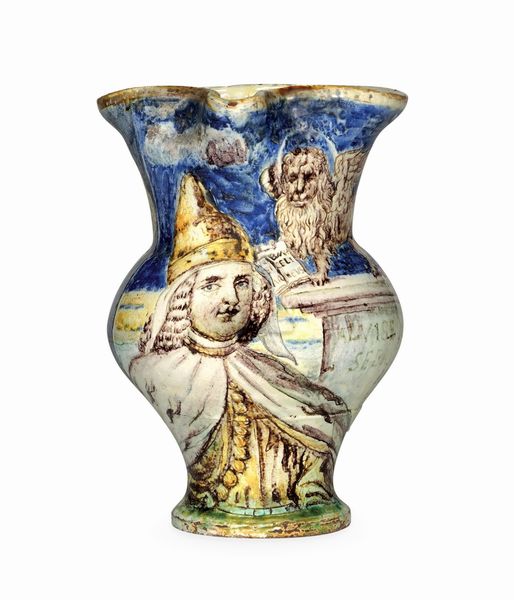 Boccale <BR>Pesaro (Molaroni?), 1875-1900<BR>  - Asta Maioliche e Porcellane - Associazione Nazionale - Case d'Asta italiane