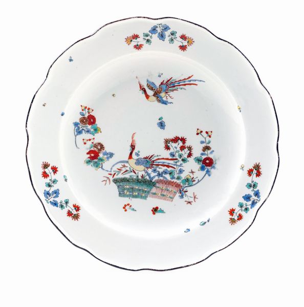 Piatto<BR>Meissen, 1740 circa<BR>  - Asta Maioliche e Porcellane - Associazione Nazionale - Case d'Asta italiane