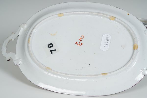 Raro calamaio<BR>Venezia, Manifattura Cozzi, ultimo quarto del XVIII secolo<BR>  - Asta Maioliche e Porcellane - Associazione Nazionale - Case d'Asta italiane