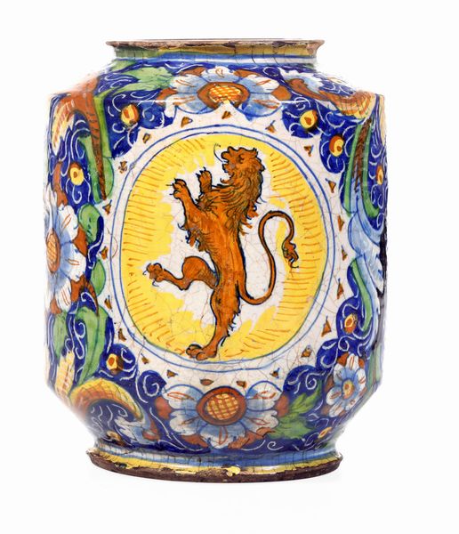 Albarello<BR>Venezia, Bottega di Mastro Domenego, 1580 circa<BR>  - Asta Maioliche e Porcellane - Associazione Nazionale - Case d'Asta italiane