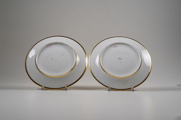Due piatti<BR>Parigi, 1820 circa<BR>  - Asta Maioliche e Porcellane - Associazione Nazionale - Case d'Asta italiane