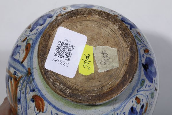 Pilloliere<BR>Italia centrale (?), fine del XVI o XVII secolo<BR>  - Asta Maioliche e Porcellane - Associazione Nazionale - Case d'Asta italiane