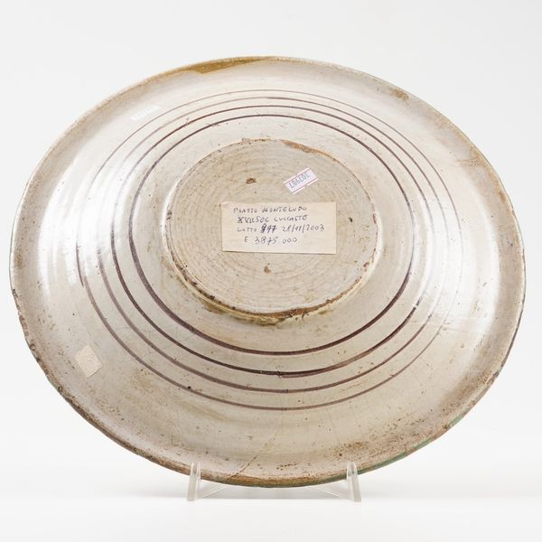 Piatto<BR>Montelupo, prima met del XVII secolo (?)  - Asta Maioliche e Porcellane - Associazione Nazionale - Case d'Asta italiane