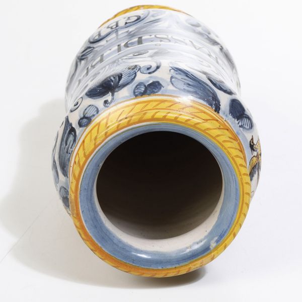 Albarello<BR>Deruta, 1652  - Asta Maioliche e Porcellane - Associazione Nazionale - Case d'Asta italiane