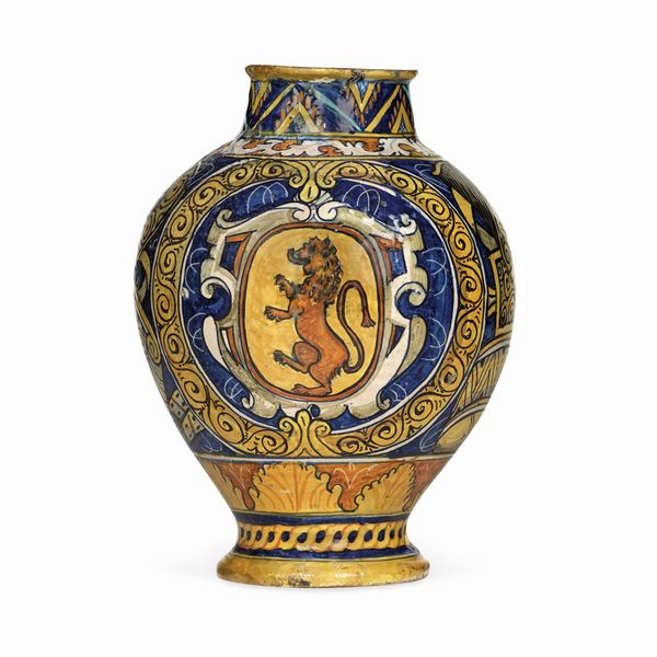 Boccia<BR>Sicilia, Palermo, XVII secolo<BR>  - Asta Maioliche e Porcellane - Associazione Nazionale - Case d'Asta italiane