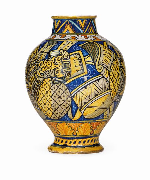 Boccia<BR>Sicilia, Palermo, XVII secolo<BR>  - Asta Maioliche e Porcellane - Associazione Nazionale - Case d'Asta italiane