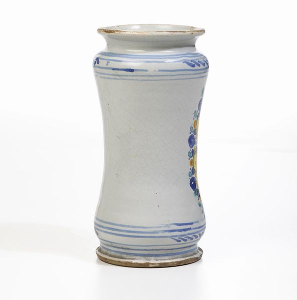 Albarello<BR>Laterza, fine del XVII secolo<BR>  - Asta Maioliche e Porcellane - Associazione Nazionale - Case d'Asta italiane