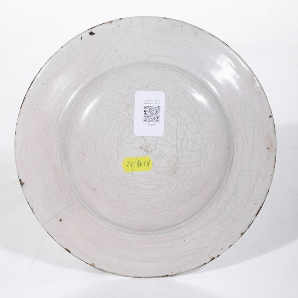 Piatto<BR>Laterza, ultimo ventennio del XVII secolo<BR>  - Asta Maioliche e Porcellane - Associazione Nazionale - Case d'Asta italiane