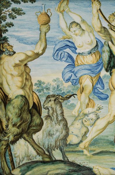 Due targhe <BR>Castelli, bottega Grue, (Carlo Antonio ?) prima met del XVIII  - Asta Maioliche e Porcellane - Associazione Nazionale - Case d'Asta italiane