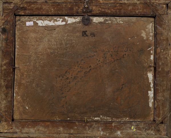 Due targhe <BR>Castelli, bottega Grue, (Carlo Antonio ?) prima met del XVIII  - Asta Maioliche e Porcellane - Associazione Nazionale - Case d'Asta italiane