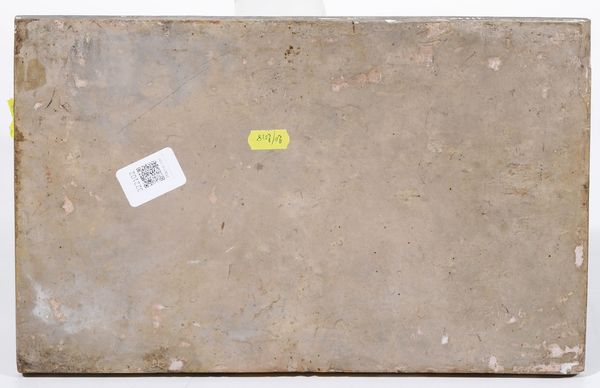 Targa con scena dellEneide<BR>Napoli, Francesco Antonio Saverio Grue, datata 1727 <BR>  - Asta Maioliche e Porcellane - Associazione Nazionale - Case d'Asta italiane