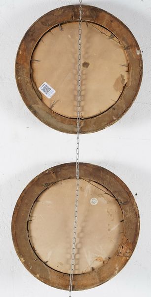 Due targhe <BR>Castelli, Nicola Cappelletti (?), secondo quarto del XVIII secolo<BR>  - Asta Maioliche e Porcellane - Associazione Nazionale - Case d'Asta italiane