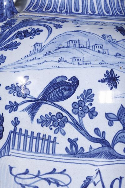 Eccezionale stagnone di farmacia<BR>Albisola, fabbrica Pescio, sesto decennio circa del XVII secolo<BR>  - Asta Maioliche e Porcellane - Associazione Nazionale - Case d'Asta italiane