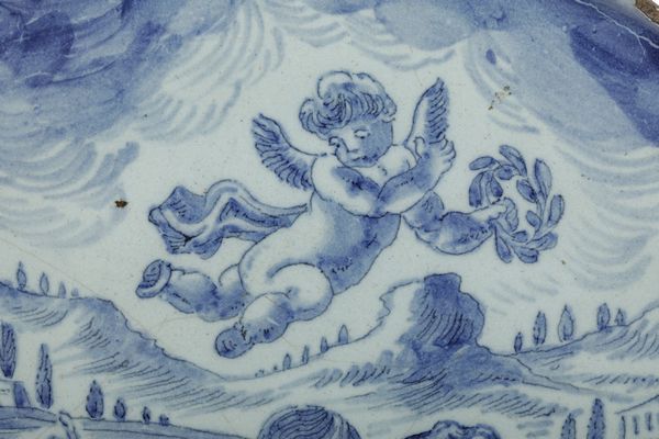 Sottocoppa<BR>Savona, ultimo quarto del XVII secolo<BR><BR>  - Asta Maioliche e Porcellane - Associazione Nazionale - Case d'Asta italiane