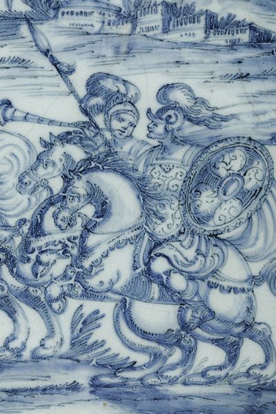 Sottocoppa<BR>Savona, nono decennio circa del XVII secolo<BR>  - Asta Maioliche e Porcellane - Associazione Nazionale - Case d'Asta italiane