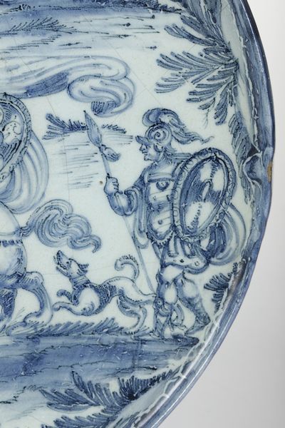 Sottocoppa<BR>Savona, nono decennio circa del XVII secolo<BR>  - Asta Maioliche e Porcellane - Associazione Nazionale - Case d'Asta italiane