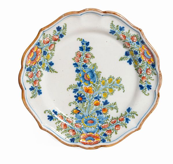 Piatto<BR>Milano, Manifattura di Felice Clerici, 17701790<BR>  - Asta Maioliche e Porcellane - Associazione Nazionale - Case d'Asta italiane