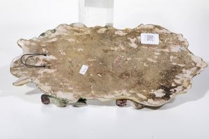 Acquasantiera<BR>Campania, Ischia, XVIII secolo<BR>  - Asta Maioliche e Porcellane - Associazione Nazionale - Case d'Asta italiane