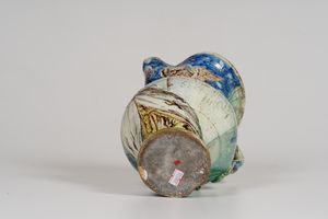 Boccale <BR>Pesaro (Molaroni?), 1875-1900<BR>  - Asta Maioliche e Porcellane - Associazione Nazionale - Case d'Asta italiane