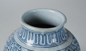 Coppia di vasi<BR>Savona, seconda met del secolo XVI  - Asta Maioliche e Porcellane - Associazione Nazionale - Case d'Asta italiane