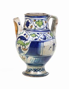 Orciolo<BR>Venezia, verso la met del XVI secolo<BR>  - Asta Maioliche e Porcellane - Associazione Nazionale - Case d'Asta italiane