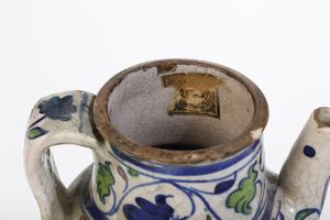 Orciolo<BR>Venezia, verso la met del XVI secolo<BR>  - Asta Maioliche e Porcellane - Associazione Nazionale - Case d'Asta italiane