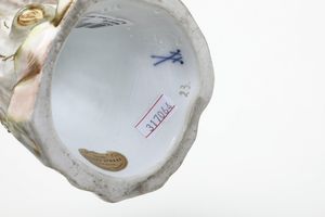 Tre figure di uccelli<BR>Meissen, fine XIX inizio XX secolo<BR>  - Asta Maioliche e Porcellane - Associazione Nazionale - Case d'Asta italiane