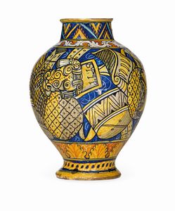 Boccia<BR>Sicilia, Palermo, XVII secolo<BR>  - Asta Maioliche e Porcellane - Associazione Nazionale - Case d'Asta italiane