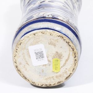 Albarello<BR>Portogallo, seconda met del XVII secolo<BR>  - Asta Maioliche e Porcellane - Associazione Nazionale - Case d'Asta italiane