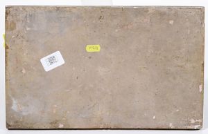 Targa con scena dellEneide<BR>Napoli, Francesco Antonio Saverio Grue, datata 1727 <BR>  - Asta Maioliche e Porcellane - Associazione Nazionale - Case d'Asta italiane