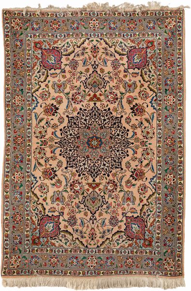 Tappeto Nain, Persia, XX secolo  - Asta Tappeti - Associazione Nazionale - Case d'Asta italiane