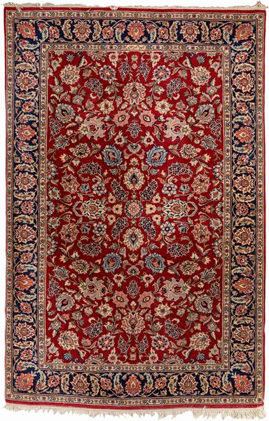 Tappeto Kashan, Persia, XX secolo  - Asta Tappeti - Associazione Nazionale - Case d'Asta italiane