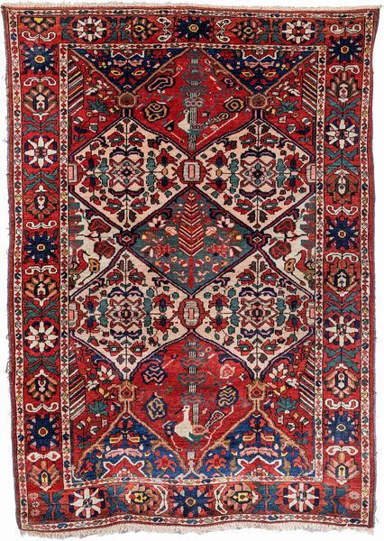 Tappeto Bakhtiari, Persia, XX secolo  - Asta Tappeti - Associazione Nazionale - Case d'Asta italiane