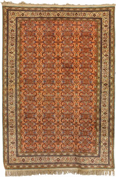 Tappeto Bijar Persiano, Iran, XX Secolo  - Asta Tappeti - Associazione Nazionale - Case d'Asta italiane