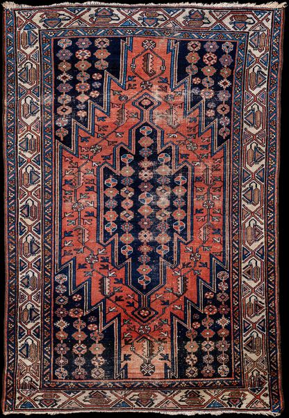 Tappeto Karabagh, Caucaso, Fine XIX - Inizio XX secolo  - Asta Tappeti - Associazione Nazionale - Case d'Asta italiane