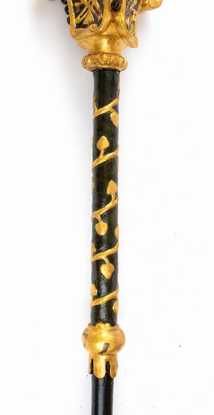 Torciere italiano per processione, Luigi XV  - Asta  Arredi Antichi, Oggetti d'Arte, Curiosities con una selezione di tappeti - Associazione Nazionale - Case d'Asta italiane