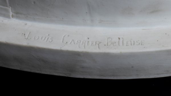 Louis Carier Belleuse (1848-1913) : Scultura in porcellana di Biscuit  - Asta  Arredi Antichi, Oggetti d'Arte, Curiosities con una selezione di tappeti - Associazione Nazionale - Case d'Asta italiane
