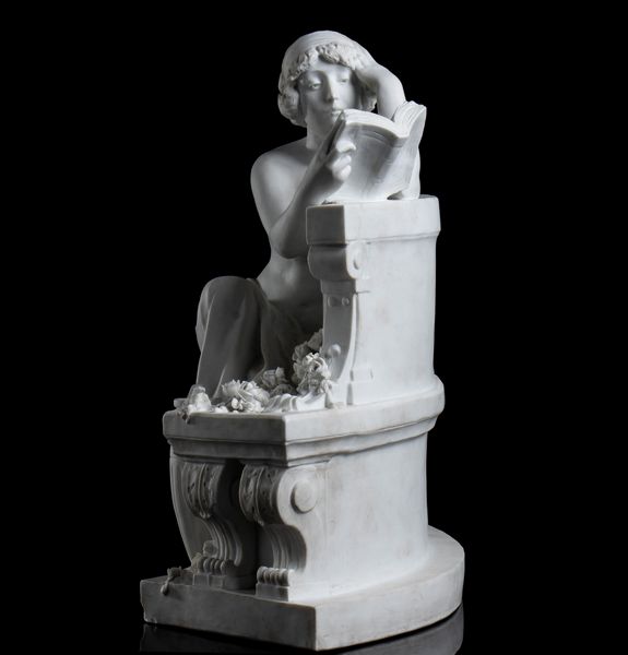 Louis Carier Belleuse (1848-1913) : Scultura in porcellana di Biscuit  - Asta  Arredi Antichi, Oggetti d'Arte, Curiosities con una selezione di tappeti - Associazione Nazionale - Case d'Asta italiane