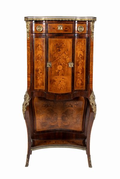 Mobile francese Napoleone III° intarsiato  - Asta  Arredi Antichi, Oggetti d'Arte, Curiosities con una selezione di tappeti - Associazione Nazionale - Case d'Asta italiane