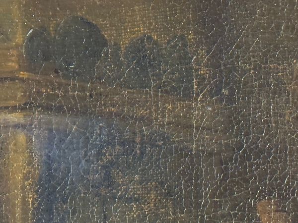 Elisabeth Seldron : Interno di taverna  - Asta  Arredi Antichi, Oggetti d'Arte, Curiosities con una selezione di tappeti - Associazione Nazionale - Case d'Asta italiane