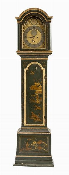 William  Allam : Orologio a torre inglese Giorgio III  - Asta  Arredi Antichi, Oggetti d'Arte, Curiosities con una selezione di tappeti - Associazione Nazionale - Case d'Asta italiane