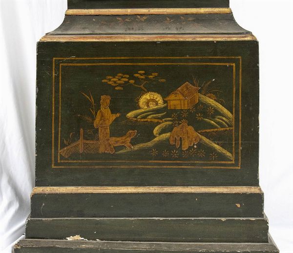 William  Allam : Orologio a torre inglese Giorgio III  - Asta  Arredi Antichi, Oggetti d'Arte, Curiosities con una selezione di tappeti - Associazione Nazionale - Case d'Asta italiane