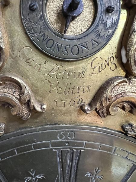 Giorgi Pietro, canonico di Velletri : Orologio da appoggio italiano Luigi XV  - Asta  Arredi Antichi, Oggetti d'Arte, Curiosities con una selezione di tappeti - Associazione Nazionale - Case d'Asta italiane